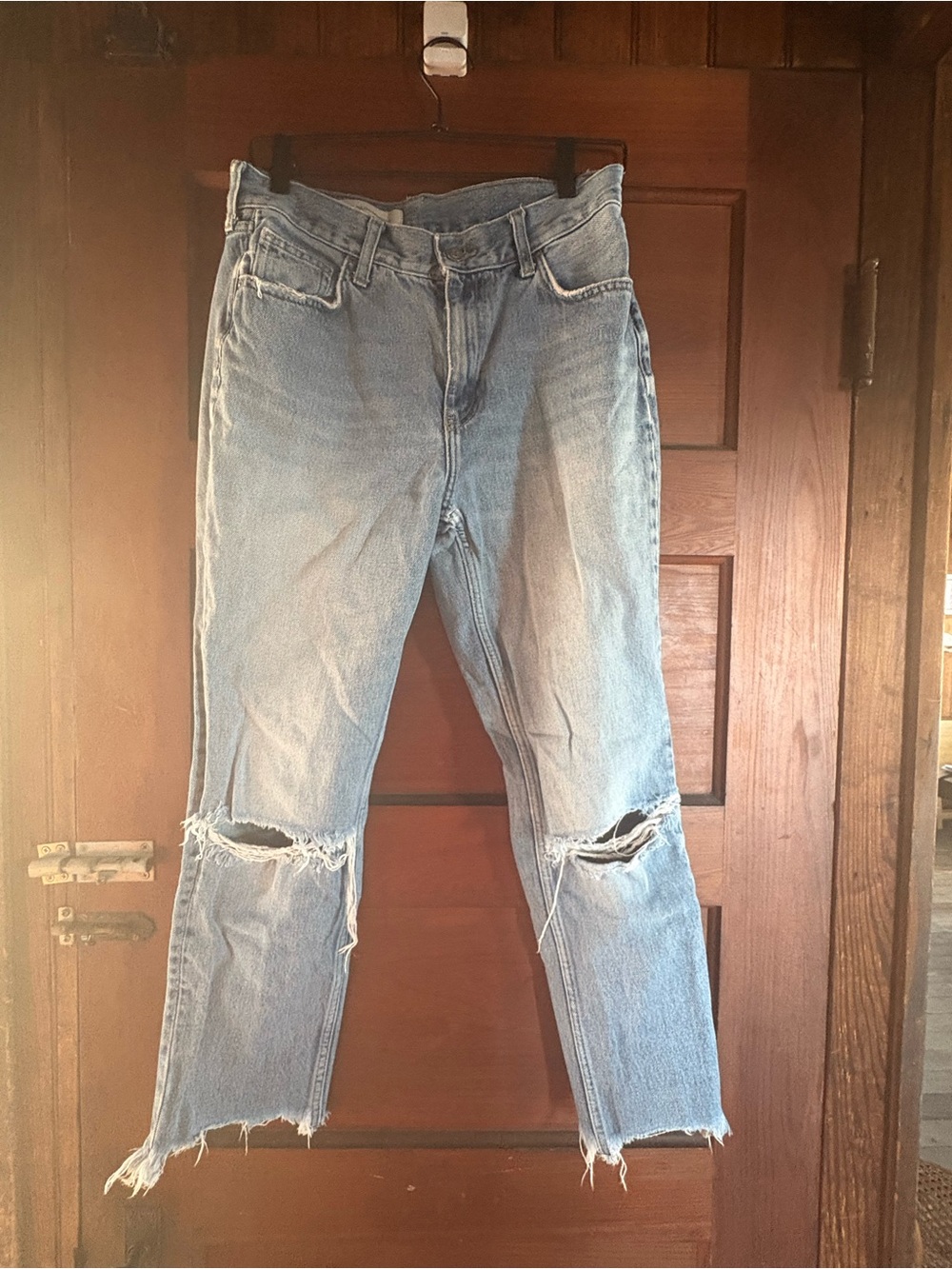 Pilcro and the letterpress distressed jeans